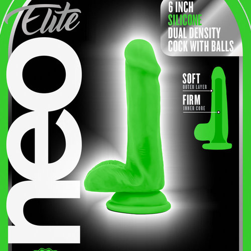 Neo Elite 6inch Dual Density Cock