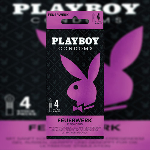 Playboy Kondomi Fireworks 4kpl