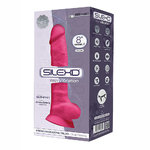 SilexD Vibration~ Thermo Reactive Premium Dildo 8" Pink