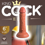 King Cock Elite 6Inch Dual Density Silicone Dildo