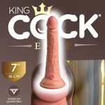King Cock Elite 7Inch Dual Density Silicone Dildo